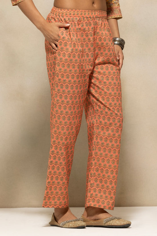 Mustard Printed Kurta 3 Pcs Set