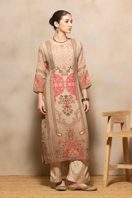 Multi Printed Kurta 3 Pcs Set