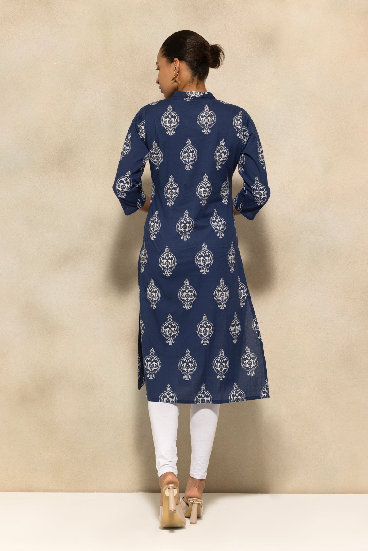 Blue Printed Kurta