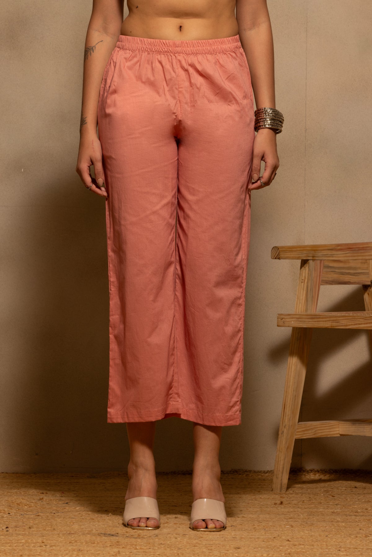 Pink Floral Printed Kurta 3 Pcs Set