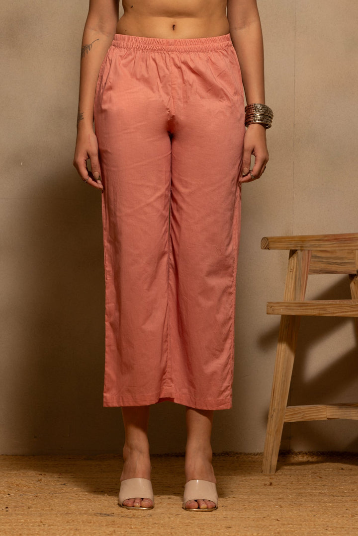 Pink Floral Printed Kurta 3 Pcs Set