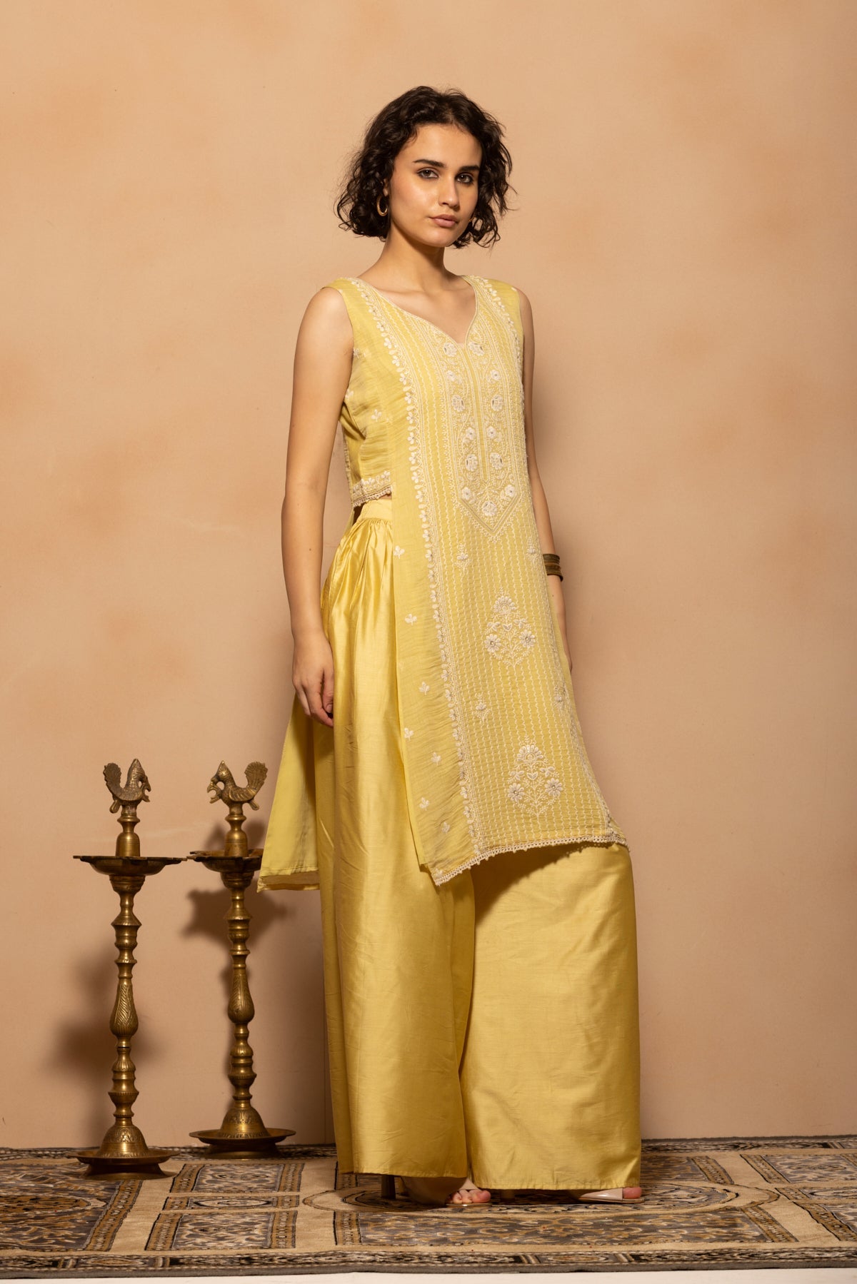 Green Embroidered Co-Ord Set