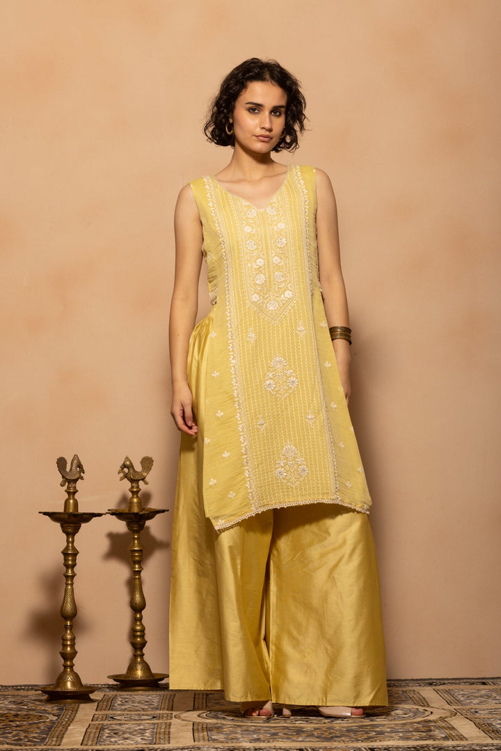 Green Embroidered Co-Ord Set