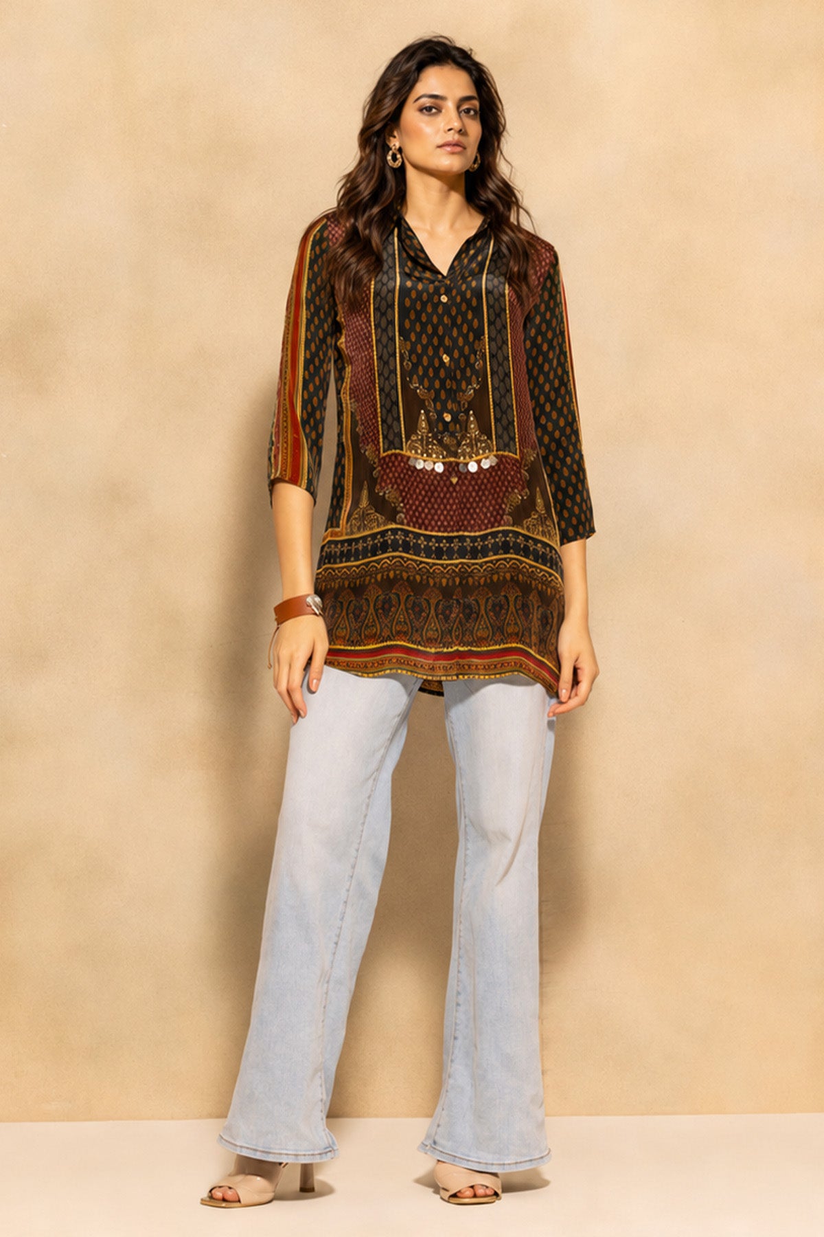 Multi Printed Top