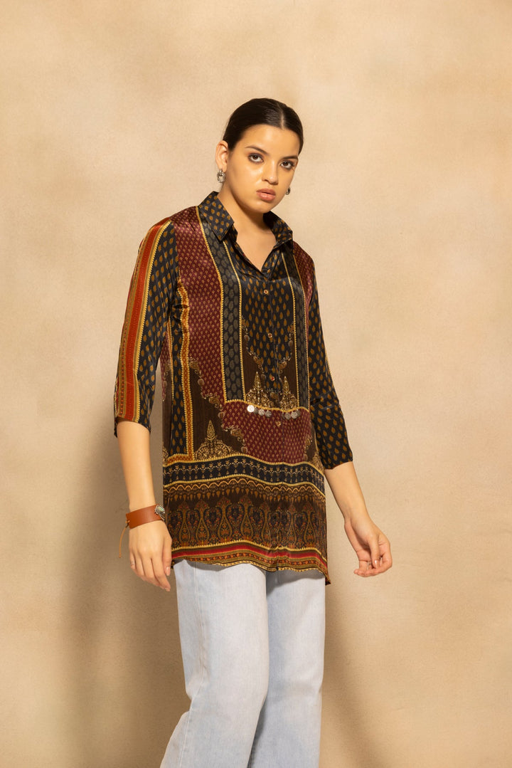 Multi Printed Top