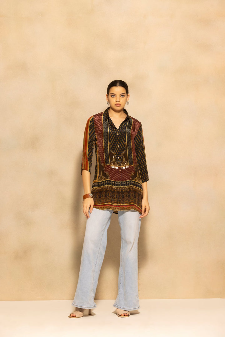 Multi Printed Top