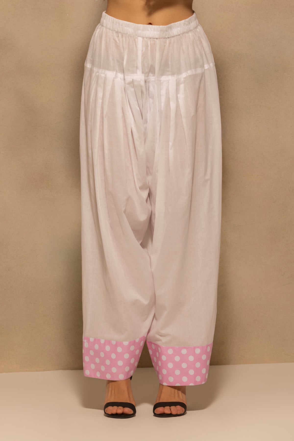 Pink Printed Polka Dot Co-Ord Set