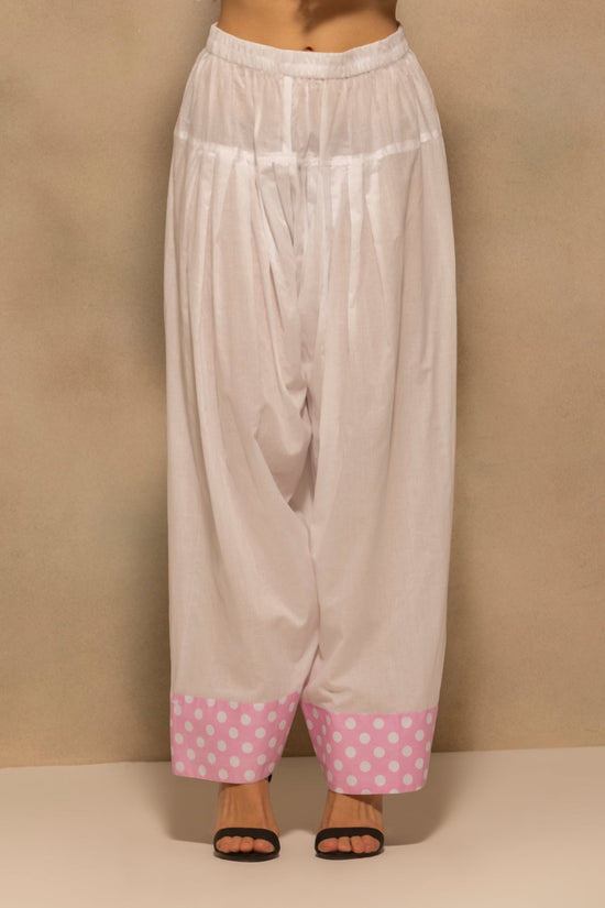 Pink Printed Polka Dot Co-Ord Set