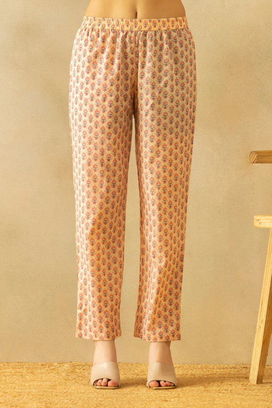 Pink Floral Printed Kurta 3 Pcs Set