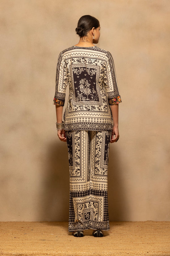 Cream Printed Co-Ord Set