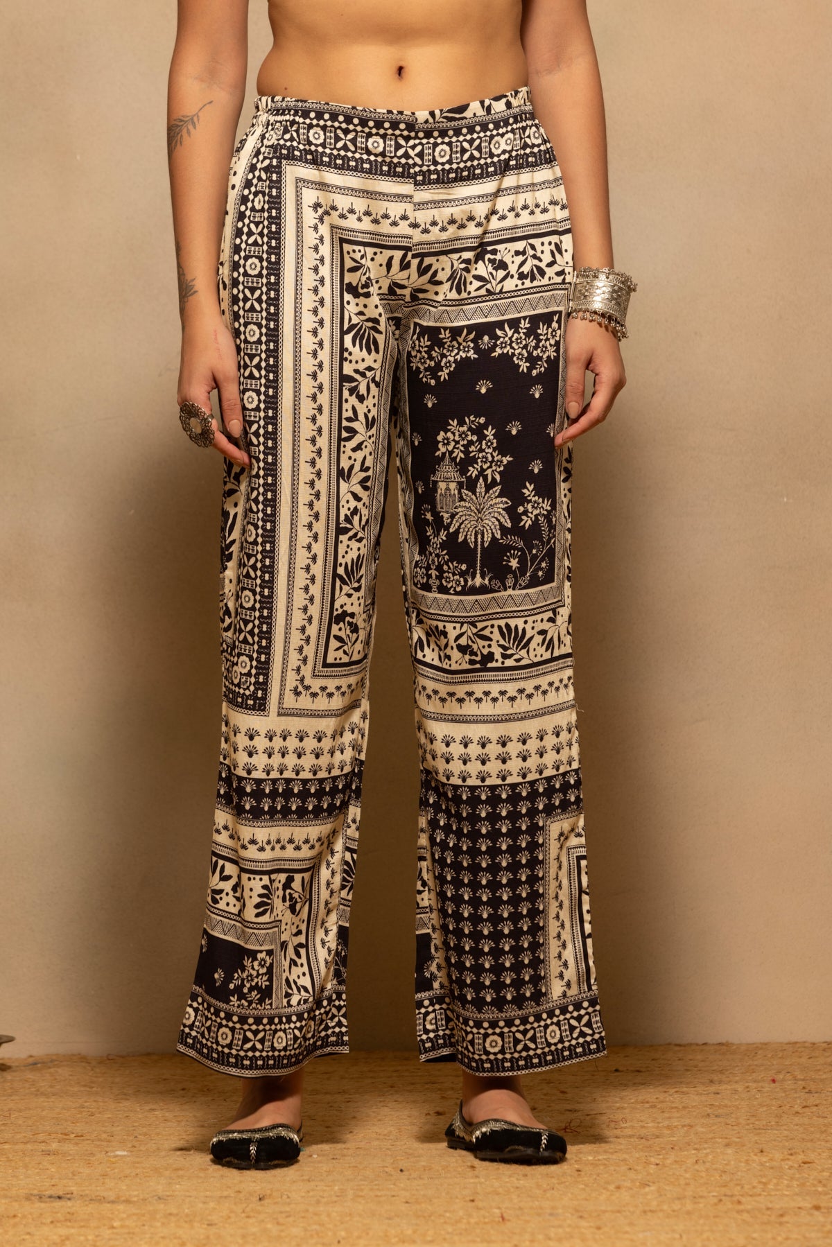 Cream Printed Co-Ord Set