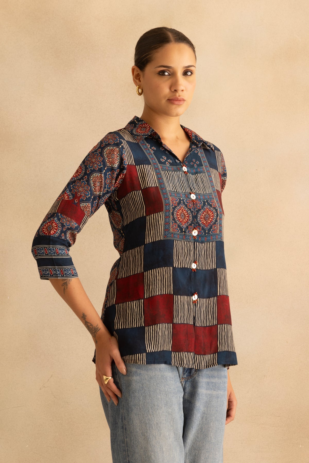 Multi Printed Top