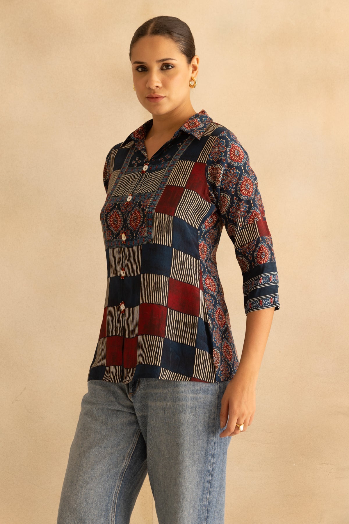 Multi Printed Top