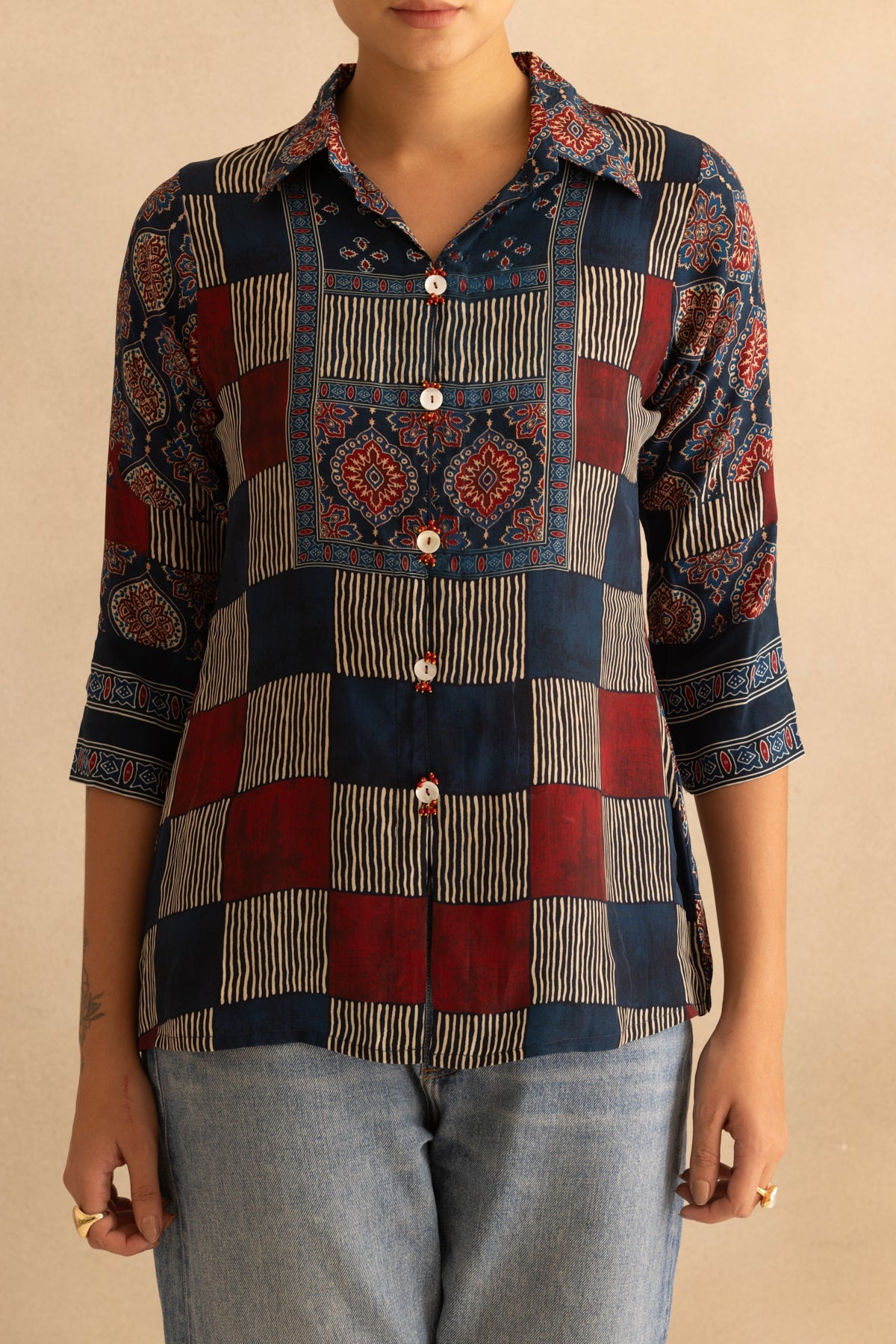 Multi Printed Top