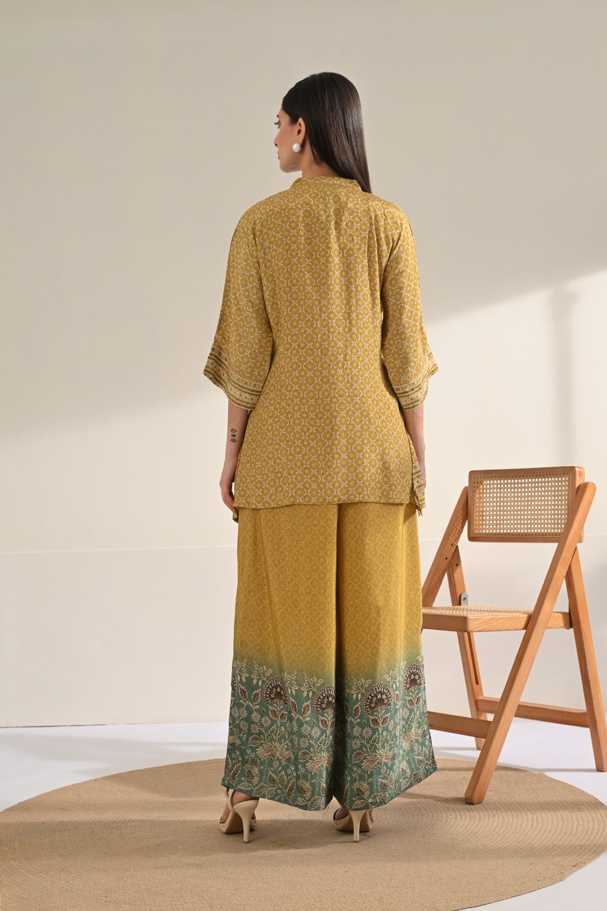Yellow Floral Printed Co-Ord Set