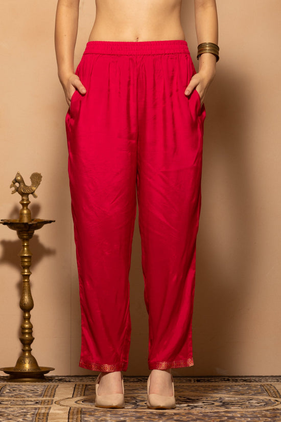 Pink Embellished Kurta 3 Pcs Set