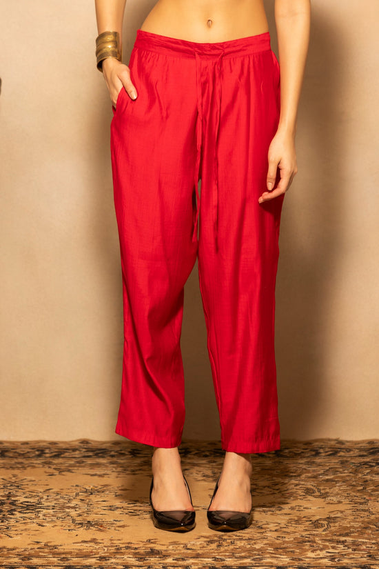Pink Embroidered Kurta 3 Pcs Set