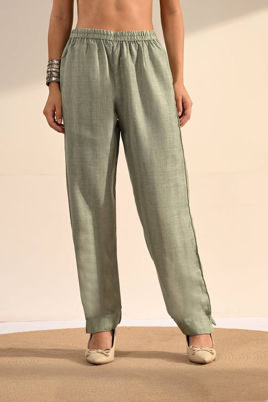 Green Floral Printed 3 Pcs Kurta Set