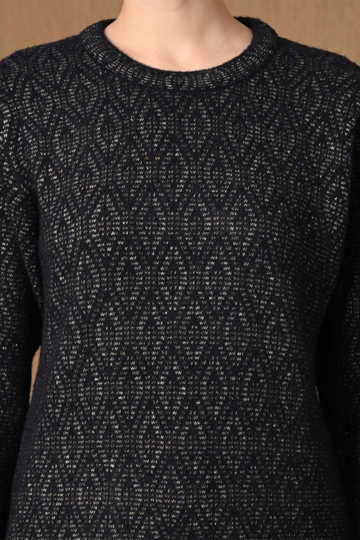 Winter Charcoal Black Textured Knitted Co-ord Set
