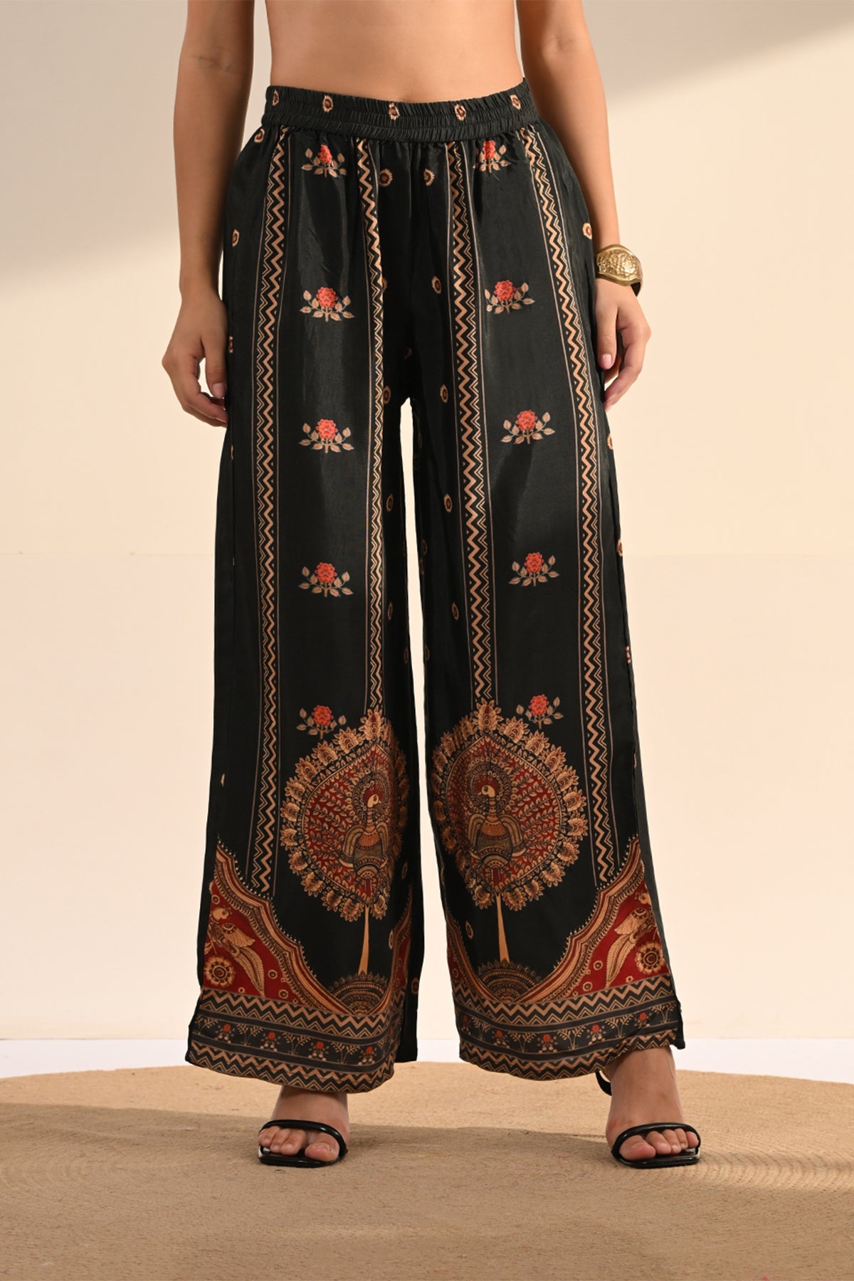 Maroon Embroidered Co-ord Set