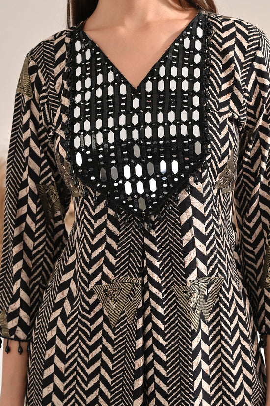 Black Mirror Embellished Co-Ord Set