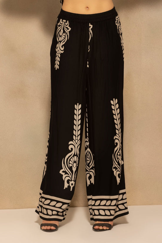 Black Printed Co-Ord Set