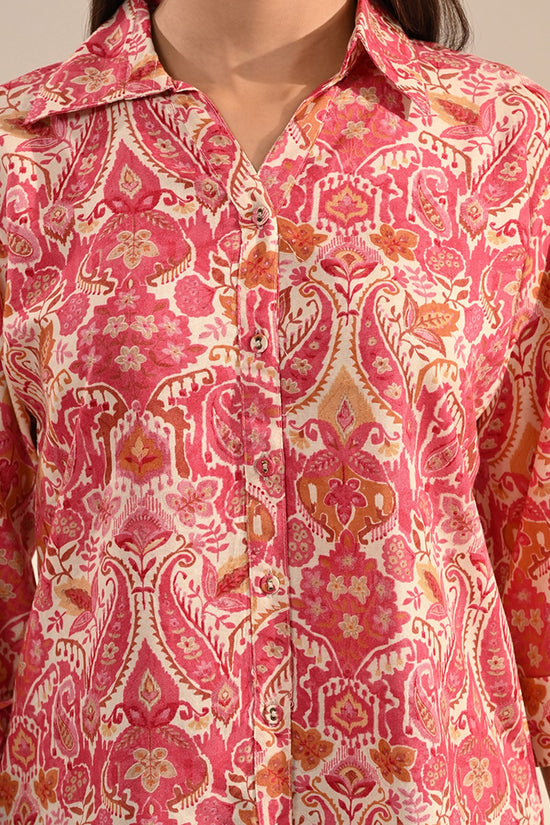 Pink Paisley Printed Top
