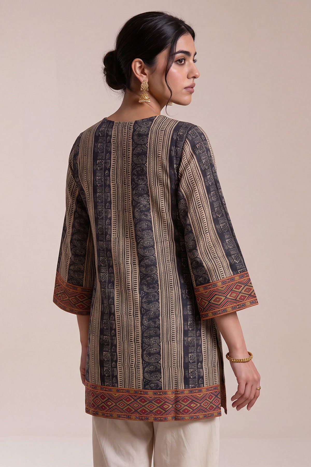 Multi Ajrakh Printed Top